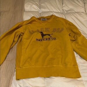 Yellow Black Dog Sweatshirt